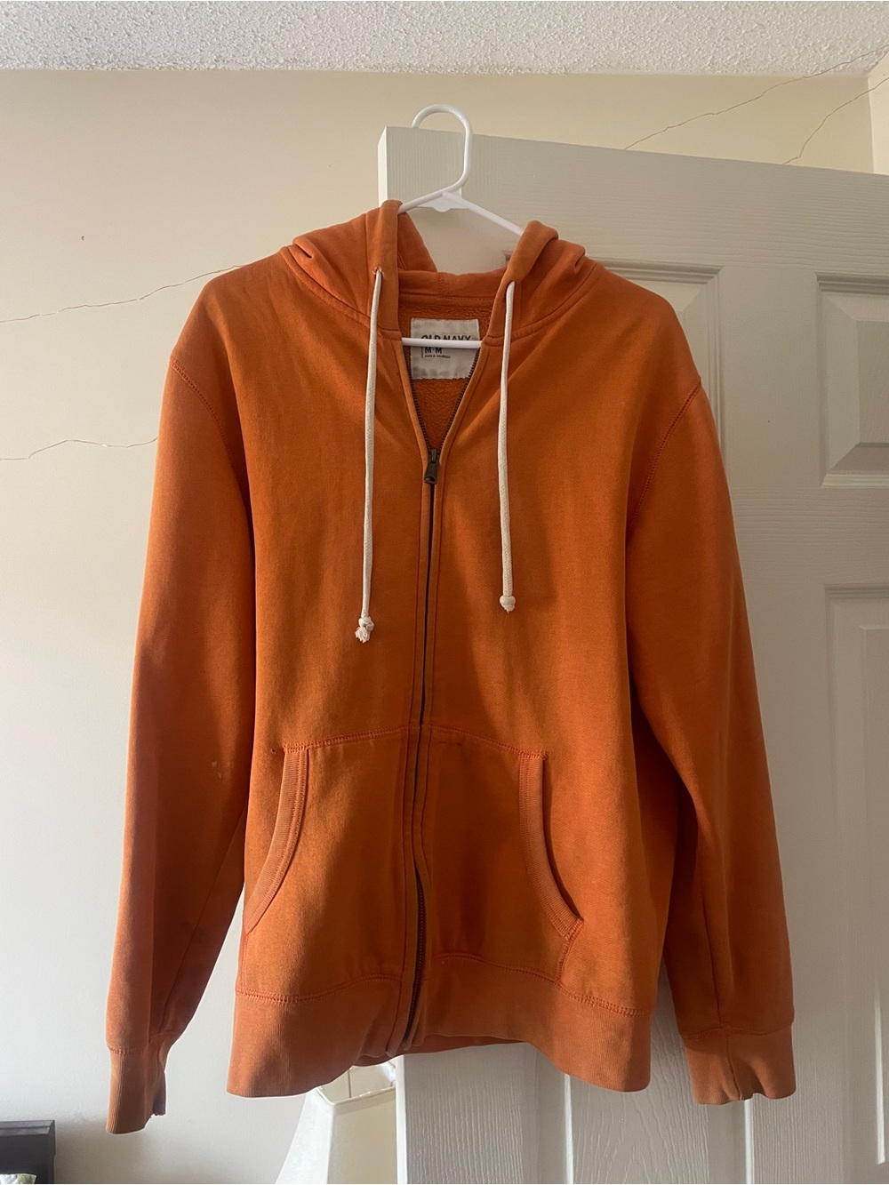Old Navy Orange Zip-Up Hoodie